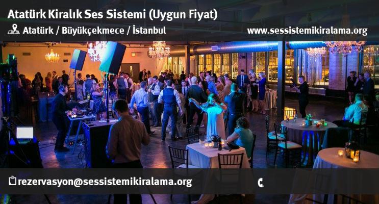 Atatürk Kiralık Ses Sistemi Kiralama