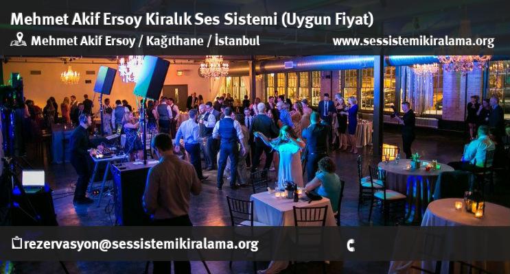 Mehmet Akif Ersoy Kiralık Ses Sistemi Kiralama