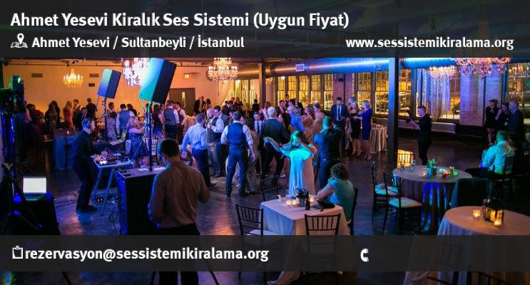 Ahmet Yesevi Kiralık Ses Sistemi Kiralama
