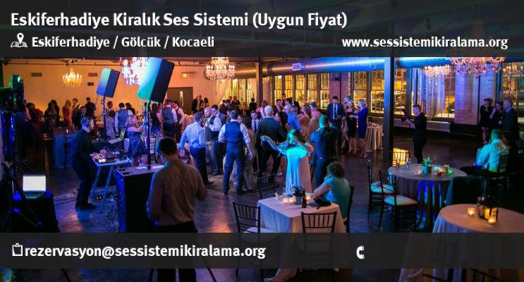 Eskiferhadiye Kiralık Ses Sistemi Kiralama